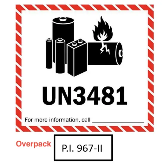 UN3481 - 寄含鋰電池手機及電子產品到海外