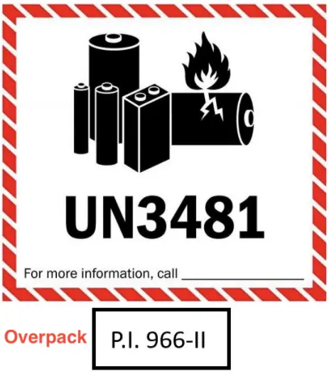 UN3481 - 寄含鋰電池手機及電子產品到海外