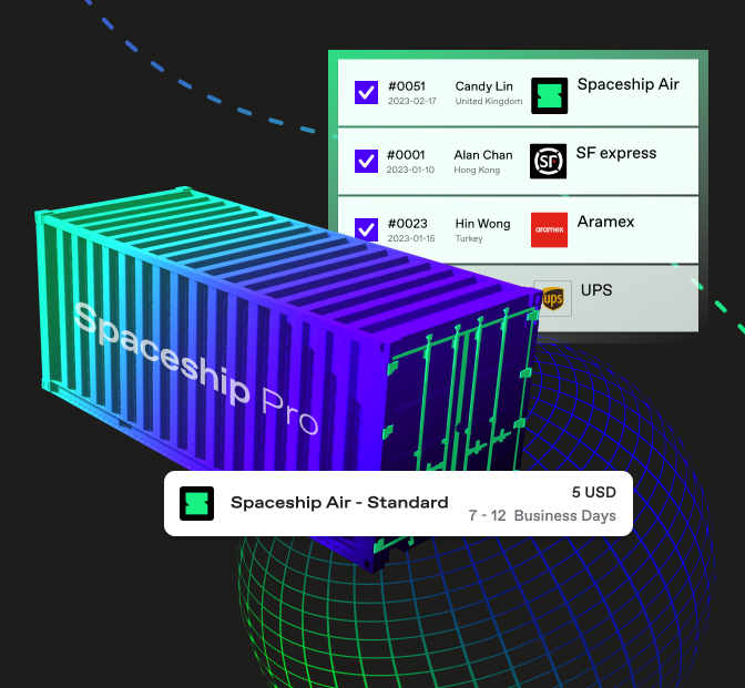 Spaceship e-commerce fulfillment