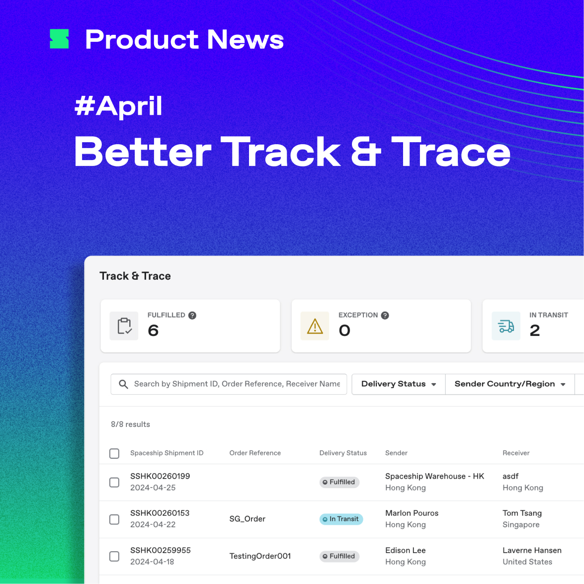 Spaceship Pro April Product Updates